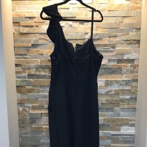 Teeze Me Trendy Plus Size Off-The-Shoulder Jumpsuit - Picture 5 of 7